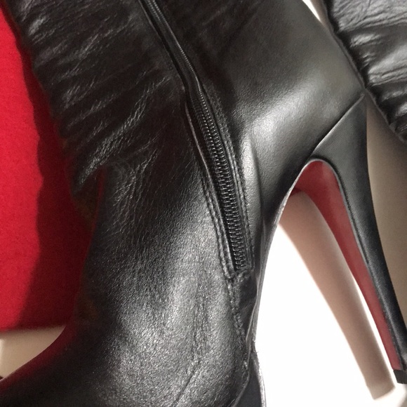Louboutin Stiletto Boots Size 10 Euro 40 - Picture 9 of 17